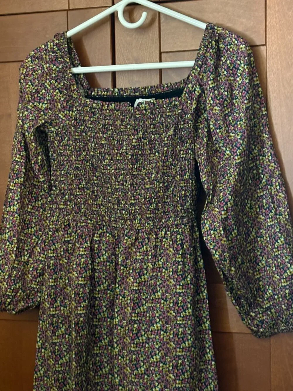 J.Crew Organic Cotton Daydream Midi Dress in Liberty® Busy Izzy Fabric Sz M